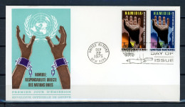 AX3a-1 Nations Unies N° 255 + 256   Saisir !!! - FDC