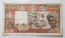 TOGO 10000 FRANCS CFA BCEAO P. 809Td 1977 - N.7 - Togo