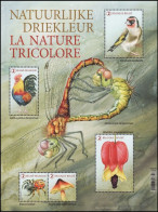 BL303**(5036/5040) - La Nature Tricolore / Tricolore Naturel / Dreifarbige Natur / Tricolor Nature - Marijke Meersman - Hoendervogels & Fazanten