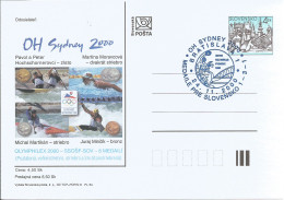 CDV 56 Slovakia Olympic Games Sydney Slovak Winners 2000 Swimming Canoe - Zomer 2000: Sydney