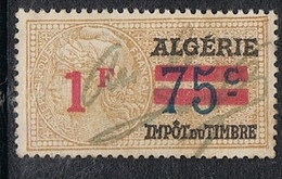 ALGERIE TIMBRE FISCAL - Oblitérés