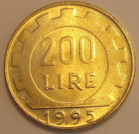 1995 - Italia 200 Lire     ------- - 200 Liras