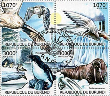 Timbres Thématiques Burundi No 1592/95 Oblitérés Animaux,Polaire - Verzamelingen