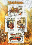 Timbres Thèmatiques Burundi No 1485/88 Oblitérés Pompiers - Sammlungen