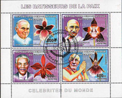 Timbres Thèmatiques Congo No BF 28  Oblitérés Orchidées,Flore - Colecciones