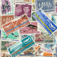 Collection De Timbres Congo Belge Oblitérés 300 Timbres Différents - Otros & Sin Clasificación