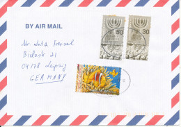 Israel Cover Sent To Germany 20-3-2006 Topic Stamps - Cartas & Documentos