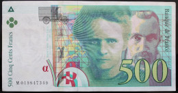 France - 500 Francs - 1994 - PICK 160a.1 / F76.1 - SUP - 500 F 1994-2000 ''Pierre En Marie Curie''