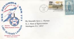 USS Columbia Submarine USA 1994 Cover - Sous-marins