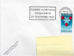 FRANCE JEUX OLYMPIQUES DE GRENOBLE 1968 - Invierno 1968: Grenoble