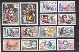 France 1963 1368 1403 Année Poste Neuf ** TB MNH SiN CHARNELa Cote 34 - 1960-1969