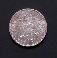 2 Mark 1901 - 200j Königreich Preussen (silber) - 2, 3 & 5 Mark Zilver