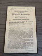 Alfons D'Hollander Callebaut Statieoverste Sleidinge Moerzeke 1873 Sleidinge 1935 - Religion & Esotérisme