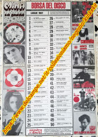 B248) HIT PARADE - BORSA DEL DISCO : Paginone Centrale Originale Di LUGLIO 1967 - Afiches & Pósters