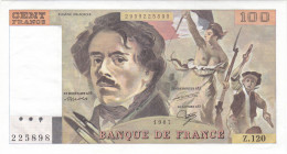 Billet 100 F Delacroix 1987 FAY 69.11 Alph. Z.120 N° 225898 P/NEUF - 100 F 1978-1995 ''Delacroix''