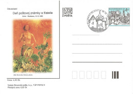 CDV 35 Slovakia Day Of Stamp And Philately 1999 A. Brunovsky: Goddess Of Zahorie Vegetable - Desnudos
