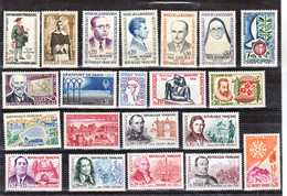 France 1961 1281 1324 Année Poste Neuf ** TB MNH SiN CHARNELa Cote 70 - 1960-1969