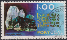 1971 Portugal ° Mi:PT 1139, Sn:PT 1106, Yt:PT 1119, Volframite, 1st Congress Hispano-Luso-American Economic Geology - Oblitérés