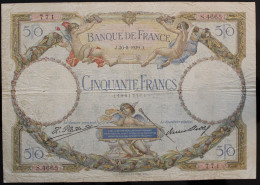 France - 50 Francs - 20-8-1929 - PICK 80a / F15.3 - TB - 50 F 1927-1934 ''Luc Olivier Merson''