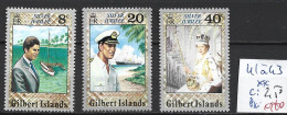 ÎLES GILBERT 41 à 43 ** Côte 2.50 € - Gilbert- En Ellice-eilanden (...-1979)