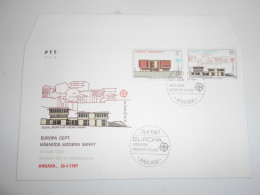 Turquie Fdc , Europa 1987 - FDC