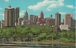 Tulsa, Oklahoma, Skyline Looking North From Arkansas River - Tulsa