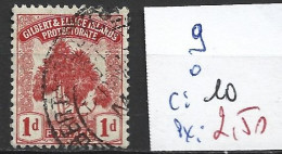 ÎLES GILBERT & ELLICE 9 Oblitéré Côte 10 € - Gilbert- Und Ellice-Inseln (...-1979)