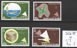 ÎLES GILBERT & ELLICE 225 à 28 ** Côte 3 € - Islas Gilbert Y Ellice (...-1979)