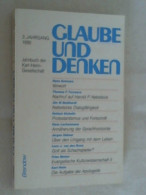 Glaube Und Denken. Jahrbuch Der Karl-Heim-Gesellschaft. 3. Jahrgang 1990 - Other & Unclassified