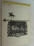 Archiv Für Deutsche Postgeschichte: 1971, Heft 2. - 4. 1789-1914