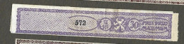 Timbre Taxe  - Tabac -belgique - - Prix Pruss Maximun - Annee 1870 - 1900 - Stamps