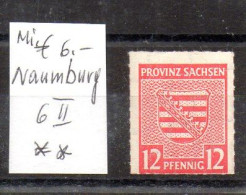 Alemania Sellos Locales Privado( Nichtamtliche/Privaterzeugnisse) Naumburg Nº Michel 6 II ** - Mint