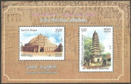 India India - Vietnam Joint Issue 2018 Miniature Sheet Mint Good Condition BACK SIDE ALSO (pms170) - Unused Stamps