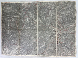 Sterzing Und Franzensfeste. Zone 18 Col. V. Maßstab 1 : 75 000. - Topographische Kaarten