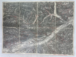 Innsbruck Und Achen-See. Zone 16 Col. V. Maßstab 1 : 75 000. - Topographische Kaarten