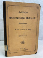 Leitfaden Für Den Geographischen Unterricht An Mittelschulen.  Mitteleuropa. - Mapas Topográficas