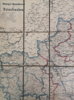 Wenng's Spezialkarte Von Unterfranken. Maasstab 1 : 200 000. - Topographische Karten