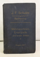 Mähmaschinen-Ersatzteile Und Landw. Artikel. Ausgabe 1927 - Politica Contemporanea