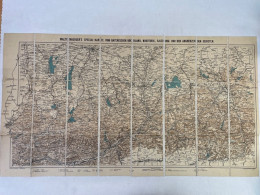 Waltenberger's Special-Karte Vom Bayerischen Hochland, Nordtirol, Salzburg Und Den Angrenzenden Gebieten. - Topographical Maps