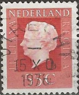 NETHERLANDS 1969 Queen Juliana - 55c. - Red FU - Oblitérés