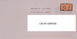 Adhésif Grande Aigrette Et Mouette - 2023 - Cartas & Documentos