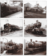 BD37 - SERIE COMPLETE 10 CARTES  ROBERT WILSON - BRITISH STEAM LOCOMOTIVES  - FORMAT 6 X 8 CM - Chemin De Fer