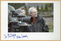 Ken Loach - British Film Director - Signed Large Photo - Brussels 2008 - COA - Schauspieler Und Komiker