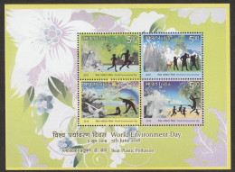 India World Environment Day 2018 Miniature Sheet Mint Good Condition BACK SIDE ALSO (pms177) - Unused Stamps