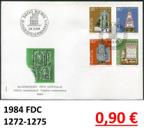 Schweiz 1984 - Suisse 1984 - Switzerland 1984 - Svizzera 1984 - Michel 1272-1275 Auf FDC - FDC