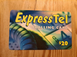 Prepaid Phonecard USA, ExpressTel - Altri & Non Classificati