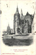 CPA Carte Postale France Avioth Façade De L'église Et Recevresse  1908 VM76253 - Avioth