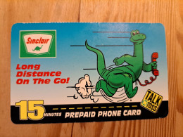 Prepaid Phonecard USA, Sinclair, Talk 'n Toss - Dinosaur - Altri & Non Classificati