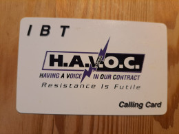 Prepaid Phonecard USA, IBT HAVOC - Other & Unclassified