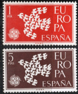 Spain 1961 Cept 2 Values MNH - 1961